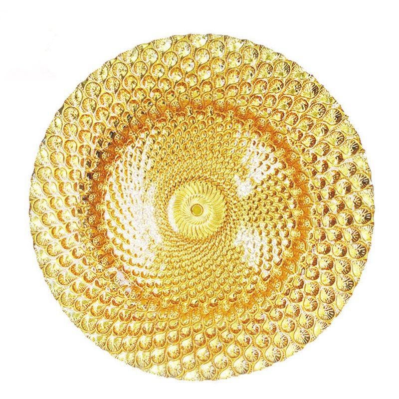 Wholesale Glass Charger Plate PZ-039 - Image 2